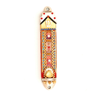 Pomegranate Mezuzah Case by Ester Shahaf